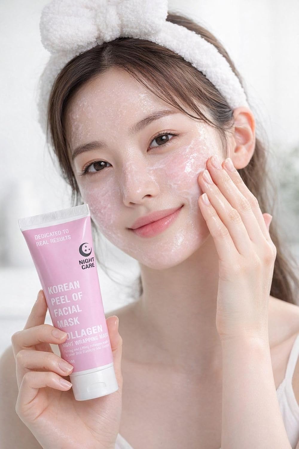 Korean Peel Off Facial Mask Night Wrapping2 PACKS (PA-101)