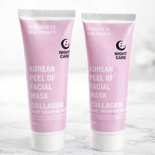 Korean Peel Off Facial Mask Night Wrapping2 PACKS (PA-101)