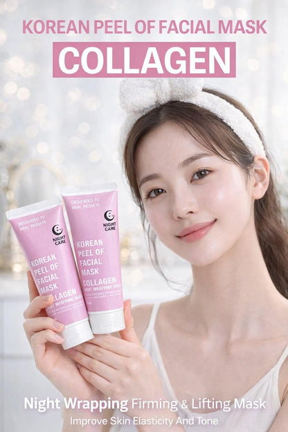 Korean Peel Off Facial Mask Night Wrapping2 PACKS (PA-101)